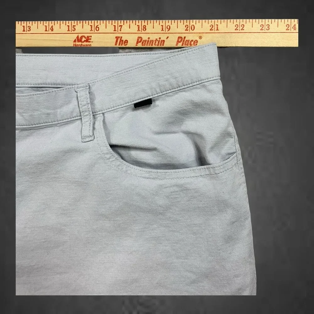 Travis Mathew Golf Pants Mens 40x30 Gray Trifecta 2.0 Performance 4-Way‎ Stretch